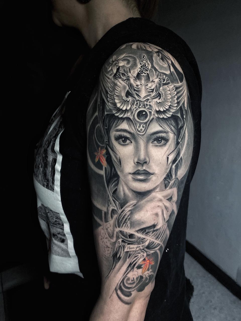 Realismo sombras en Providencia - Samsara Tattoo