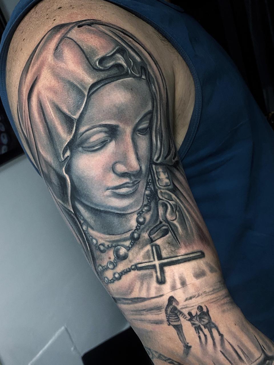 Leones tigres y aves en Santiago - Samsara Tattoo