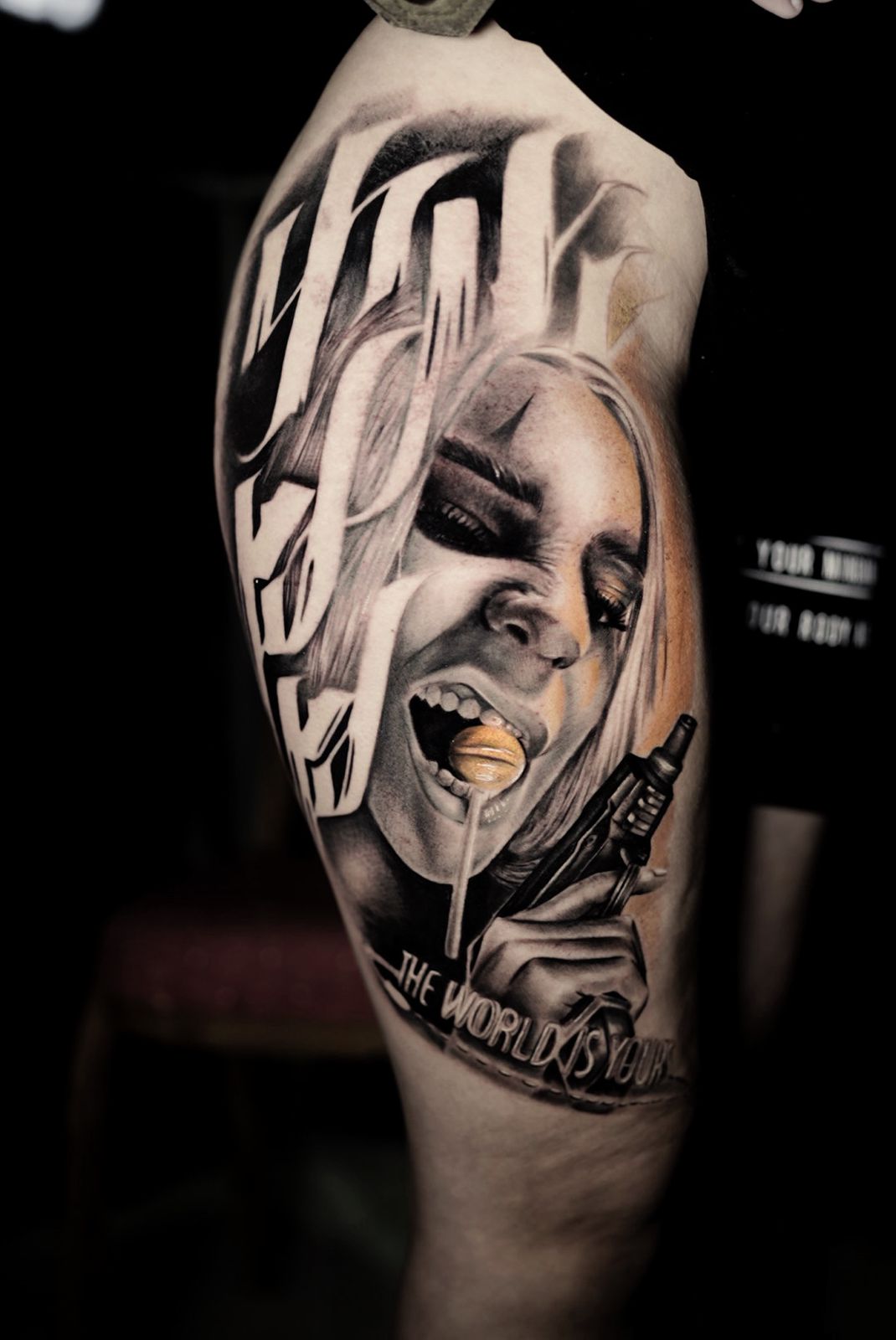 Cover arreglo tinta en Santiago - Samsara Tattoo